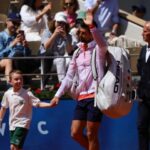 Novak Djokovic, Roland-Garros 2023, Simple Messieurs, 3eme Tour, Photo : Clement Mahoudeau / FFT