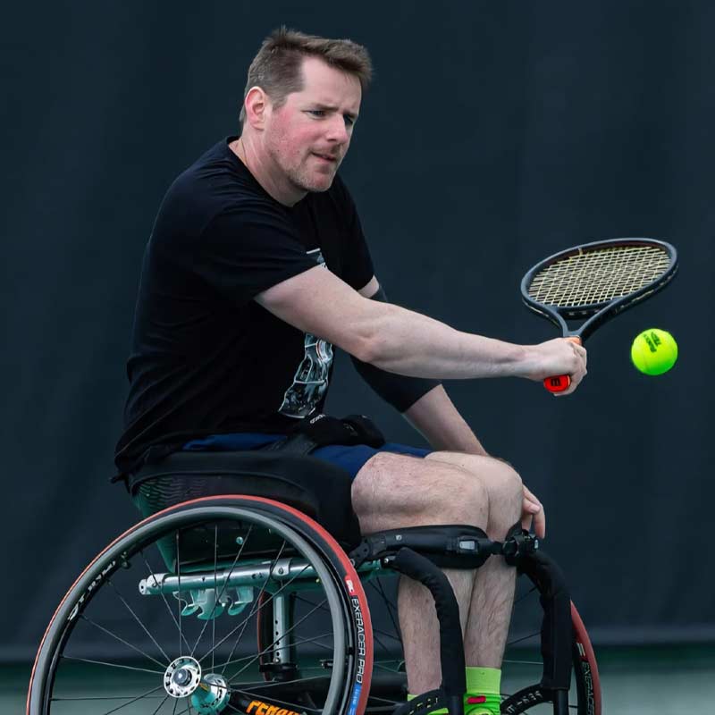 Démo tennis fauteuil